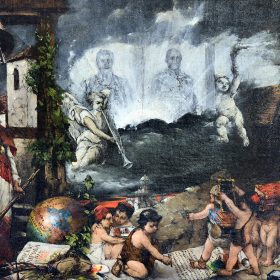 Ђорђе-Крстић-Алегорија-на-Први-и-Други-спрски-устанак,-1905.